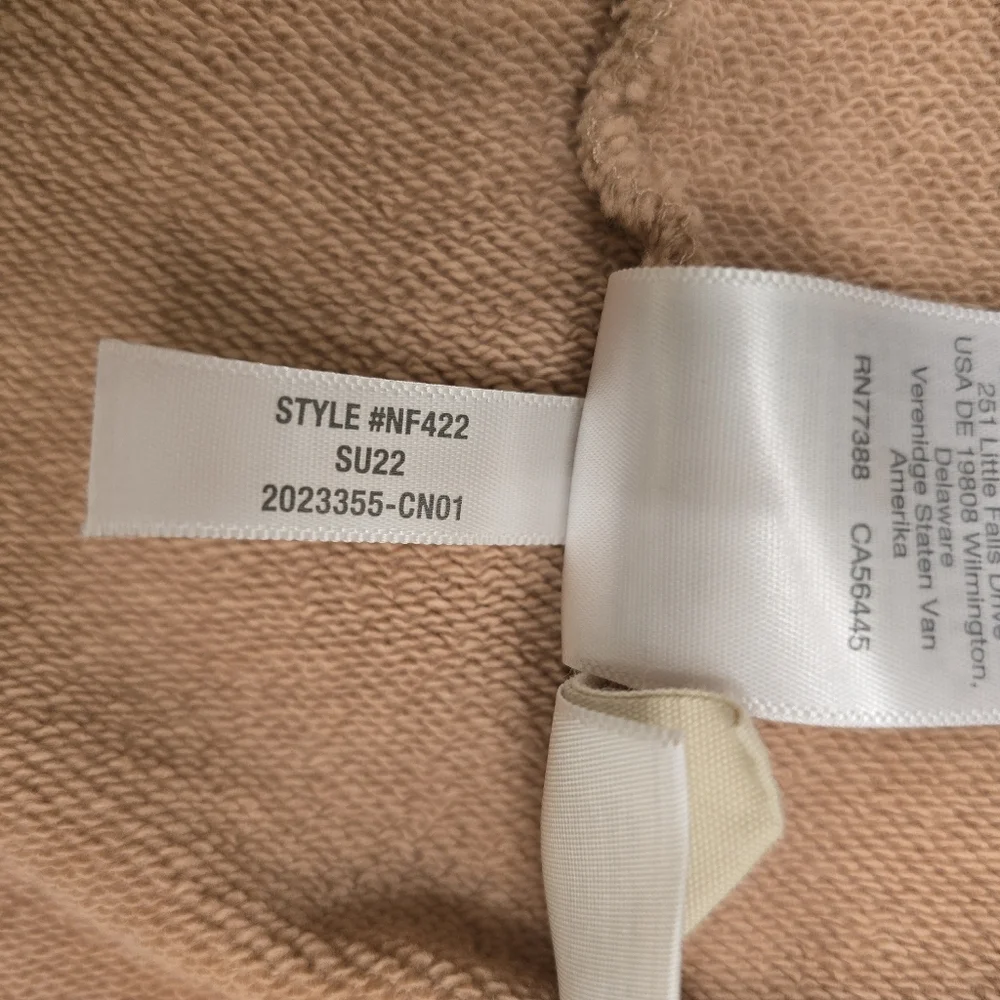 Madewell (Re)sourced Cotton Short-Sleeve Relaxed Sweatshirt In Sandstone Size S - Picture 7 of 7